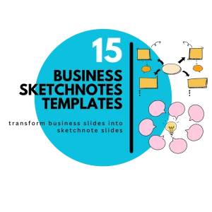 15 Business Sketchnotes™ Presentation Templates- SET A