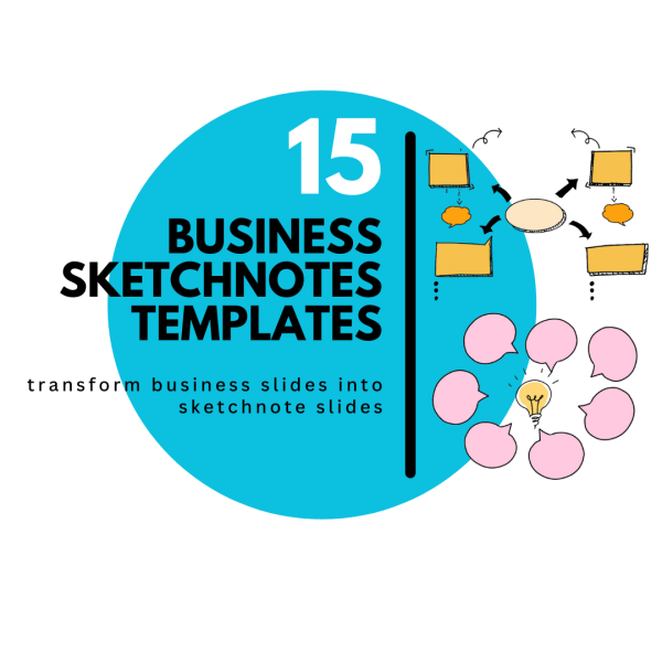 15 Business Sketchnotes™  Presentation Templates- SET A
