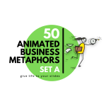50 Animated Visual Vocabulary for Business Sketchnotes™ - Set A