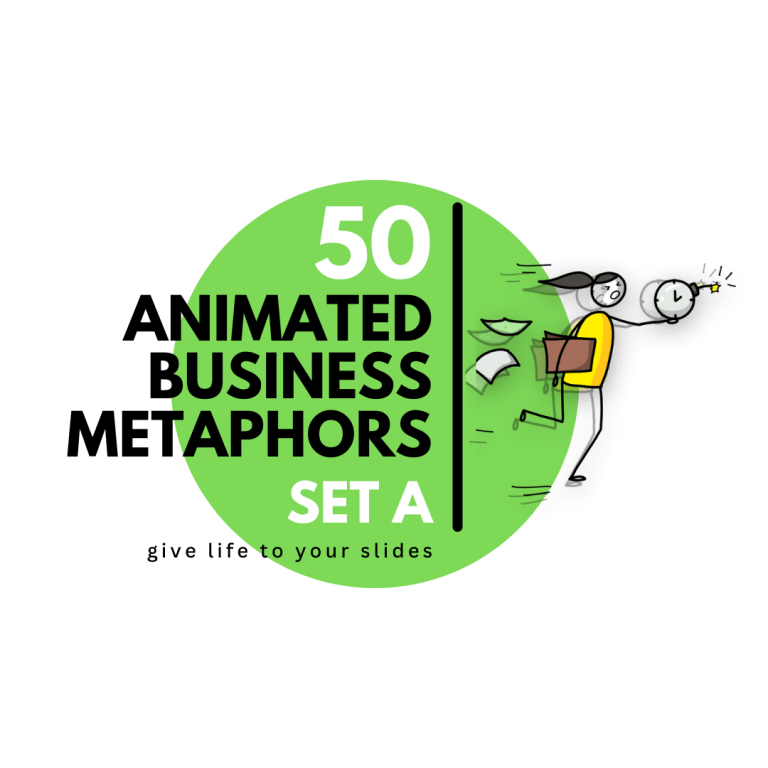 50 Animated Visual Vocabulary for Business Sketchnotes™ - Set A