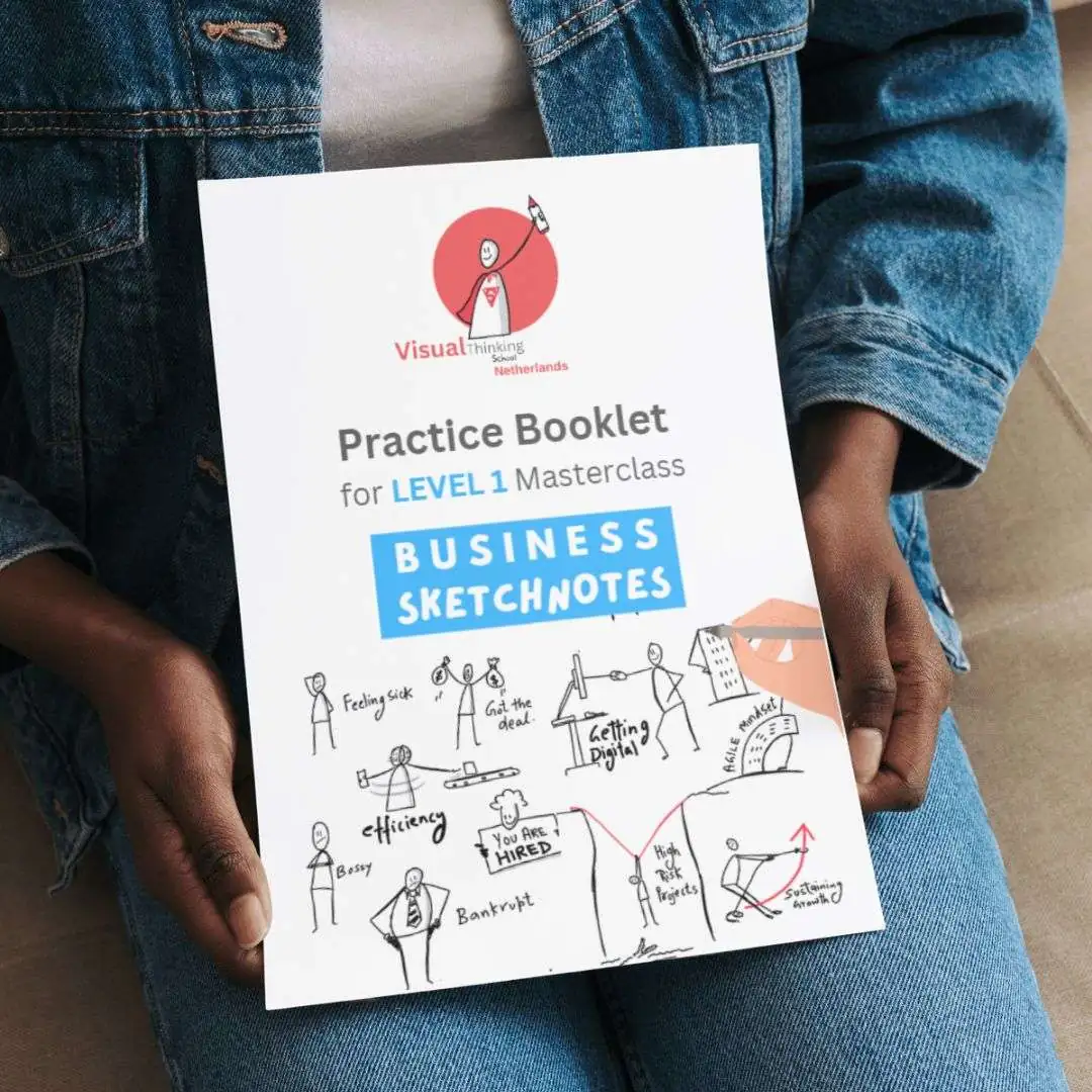 Practice Workbook (Printable) : LEVEL 1 Business Sketchnotes - Image 2